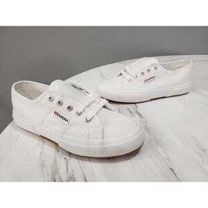 HAS A SMALL STAIN Superga Womens‎ 2750 Cotu Classic Sneaker White Size 7 M